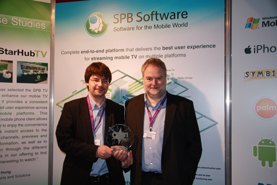 SPB TV wins CSI Award 2010 as the Best mobile TV technology during IBC show